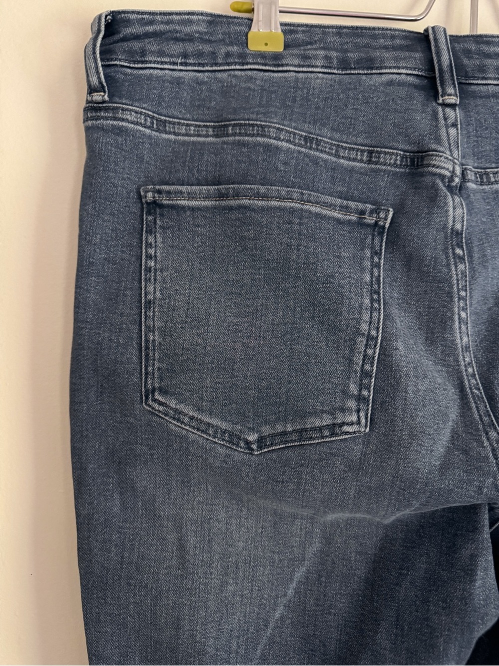 Quince Women's Medium Blue Flare Jeans - Picture 6 of 8